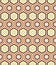 Seamless earth tone hexa pattern background