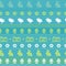 Seamless easter horizontal pattern - green color.