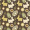 Seamless easter pattern