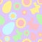 Seamless easter pattern