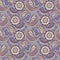 Seamless elegant paisley pattern