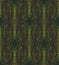 Seamless ellipses pattern green gold brown