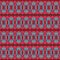 Seamless ellipses pattern red brown turquoise blue