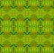 Seamless ellipses and stripes pattern orange yellow green netting