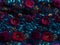 Seamless embroidery floral abstract fantasy luxury fabric pattern design