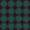 Seamless emerald pattern with a blossoming.