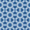 Seamless ethnic grating ornament - starry arabian pattern