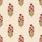 Seamless ethnic India floral pattern.