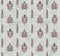 Seamless ethnic mughal floral pattern on sky background