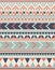 Seamless Ethnic pattern textures. Abstract Navajo geometric print. Gray and orange colors