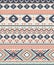 Seamless Ethnic pattern textures. Abstract Navajo geometric print. Gray and orange colors