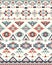 Seamless Ethnic pattern textures. Native American pattern. Gray and Orange colors