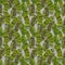 Seamless exotic pattern with tropical banana leaves in vintage style