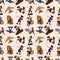 Seamless extreme sport pattern