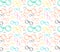 Seamless eyeglasses pattern, eyeglasses