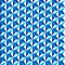 Seamless faceted polyhedral triangle background pattern texture in tones of blue.