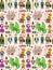 Seamless Fairy tale pattern