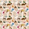 Seamless family pattern