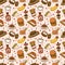 Seamless fast food pattern