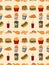 Seamless fast food pattern