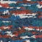 Seamless faux digital paint stroke camo print