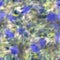 Seamless faux digital painted floral pattern print