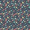 Seamless Festive Love Abstract Pattern with Hand Drawn Hearts on