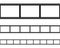 Seamless film strip filmstrip vector