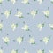 Seamless flora cartoon element pattern