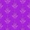 Seamless floral abstract pattern. Colorful silk print composed of pink violet flowers on purple background. Imitation of serigraph