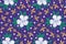 Seamless floral background for fabrics and cloths
