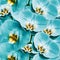 Seamless floral background. Flowers phalaenopsis Close up.