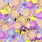 Seamless floral feminine pattern