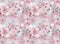 Seamless floral gentle pattern