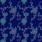 Seamless floral paisley colorful pattern