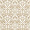 Seamless floral paper cut pattern