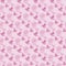 Seamless floral pattern abstract rosebuds and leaves pink violet diagonally