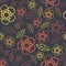 Seamless floral pattern. Flowers texture. Daisy.