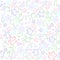 Seamless floral pattern gentle tone pastel light childish