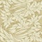 Seamless floral pattern with sand colored flowers