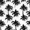 Seamless floral pattern with tropical flowers, Vector