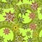 Seamless floral pattern. Vector