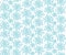 Seamless floral pattern. On a white background the blue flowers of edelweiss, water lily, lotus. For greeting cards, invitations.