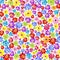 Seamless floral vivid pattern