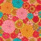 Seamless flower colour pattern. Spring background