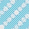 Seamless Flower Design. Futuristic Tile Pattern