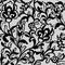 Seamless flower lace pattern