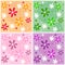 Seamless Flower Pattern - vector