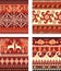 Seamless folk ornament texture