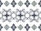 Seamless folk traditional art pattern Mediterranian Scandinavian blue repetitive floral design Retro style arrangement ornament